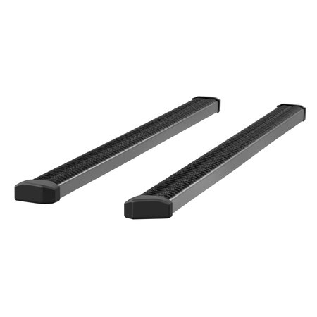 LUVERNE SlimGrip 5" x 88" Black Aluminum Running Boards (No Brackets) 416088